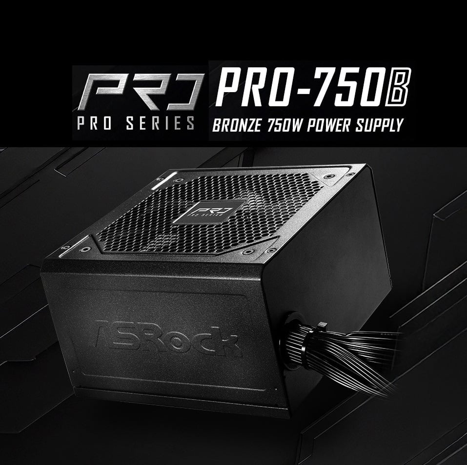 ASRock PRO Series PRO-750B 750 W Power Supply - Newegg.com